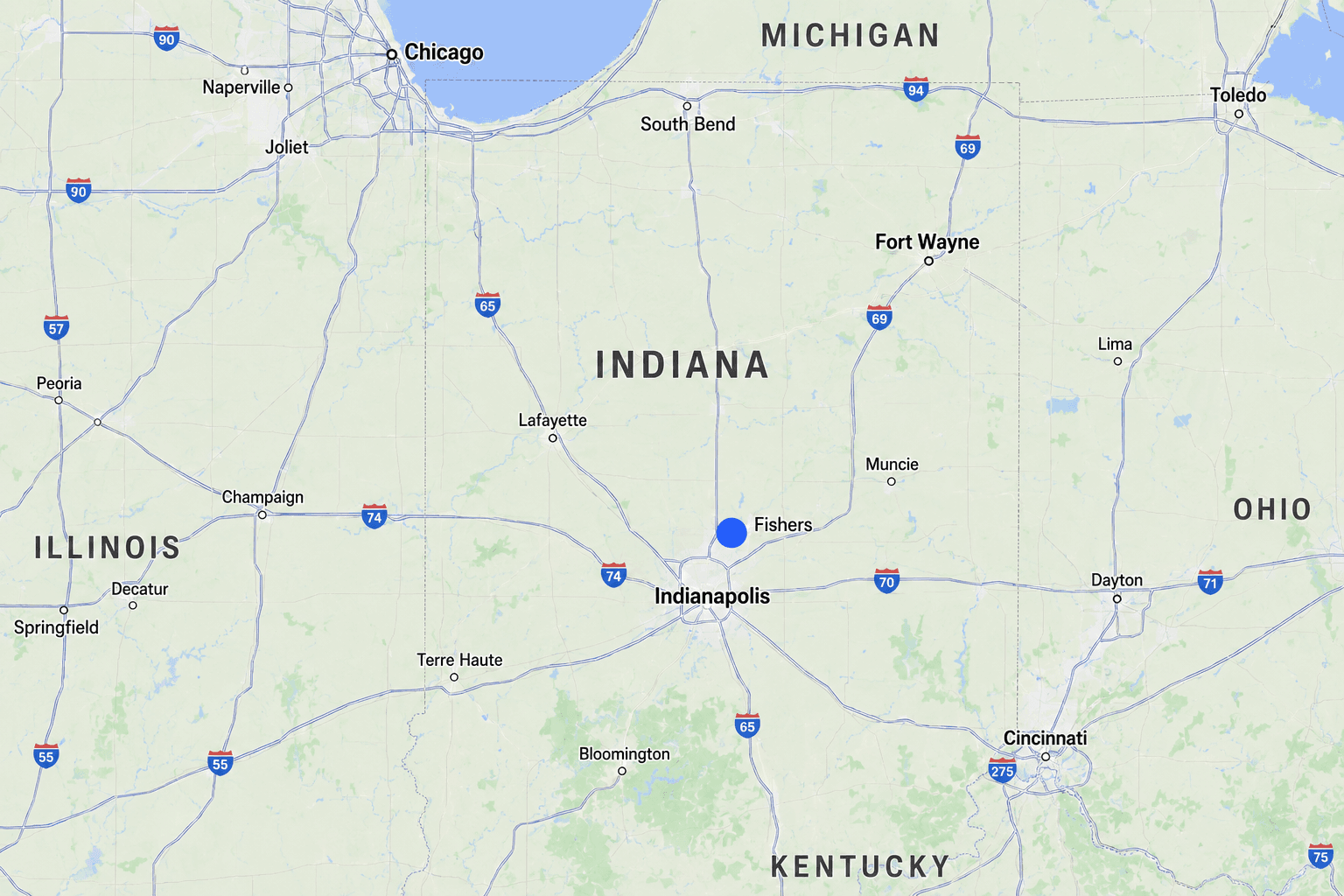 Fibricate location map
