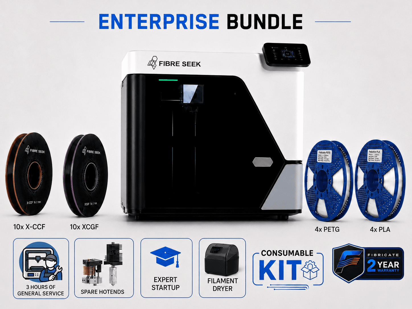 FibreSeeker 3 Enterprise kit contents