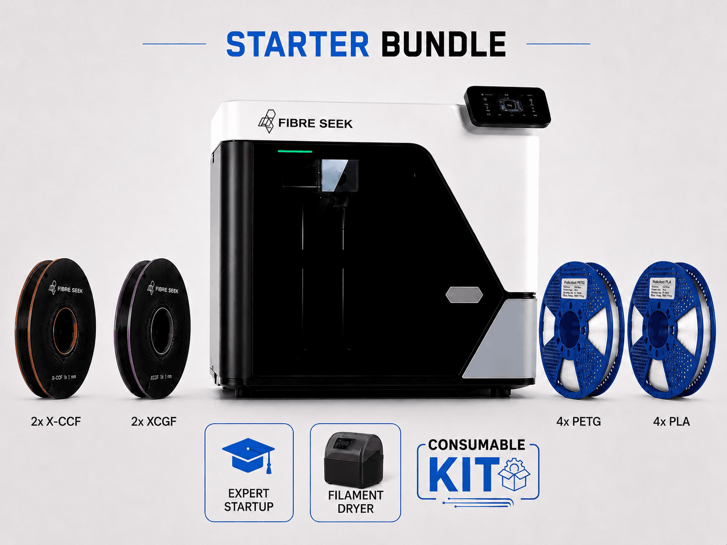 FibreSeeker 3 Starter kit contents